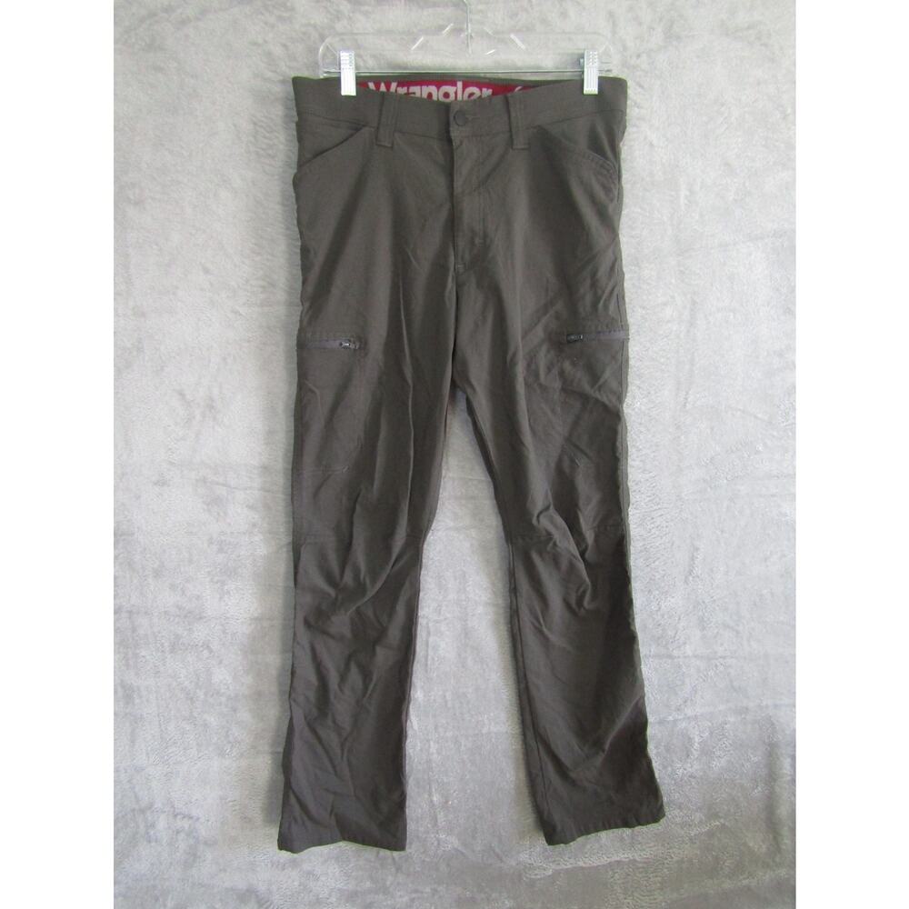 Wrangler Men's Outdoor Performance Pants 32x32 Stretch Nylon Hiking Travel‎